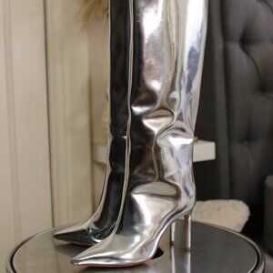 Schutz Maryana silver boots